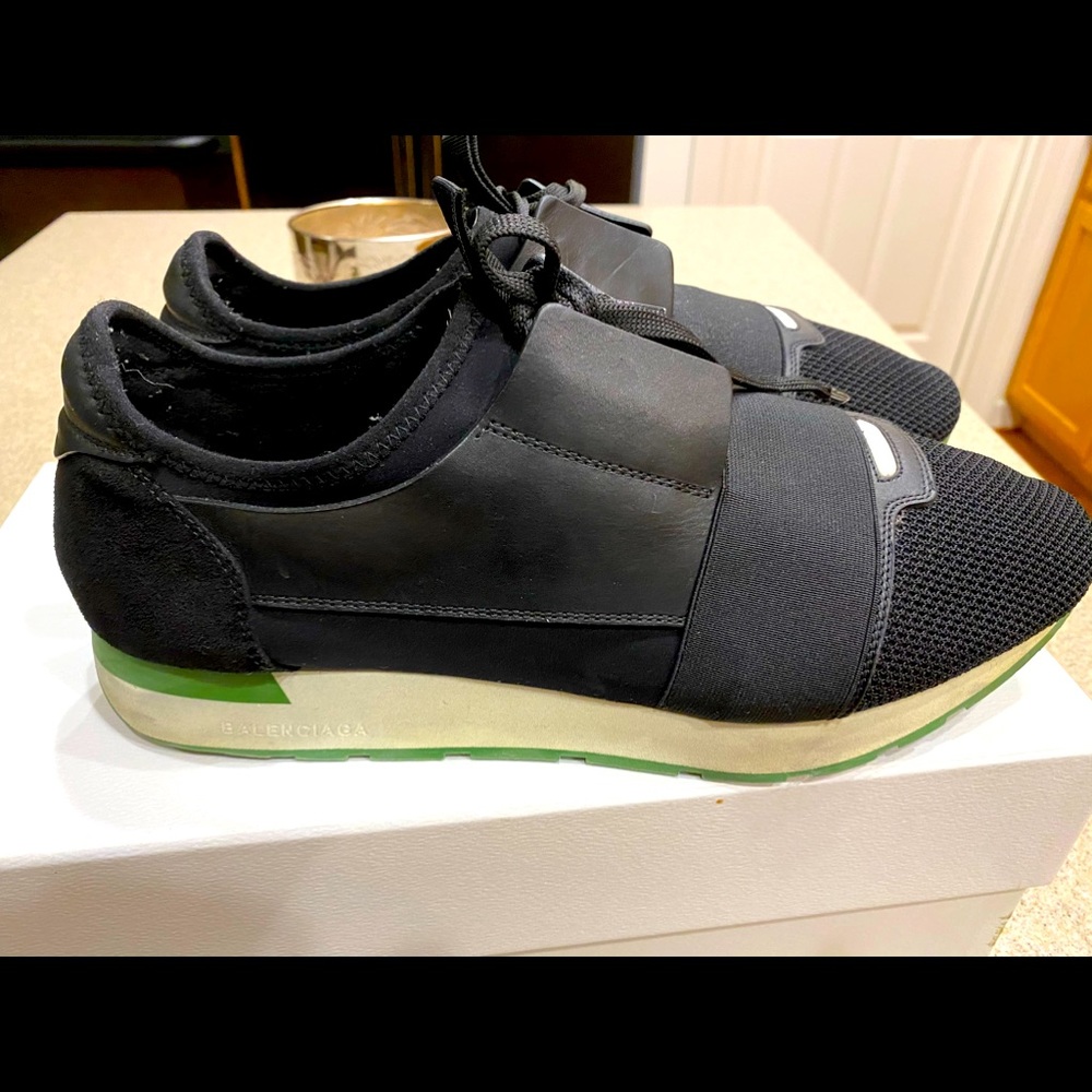 Balenciaga Runners Black & Green